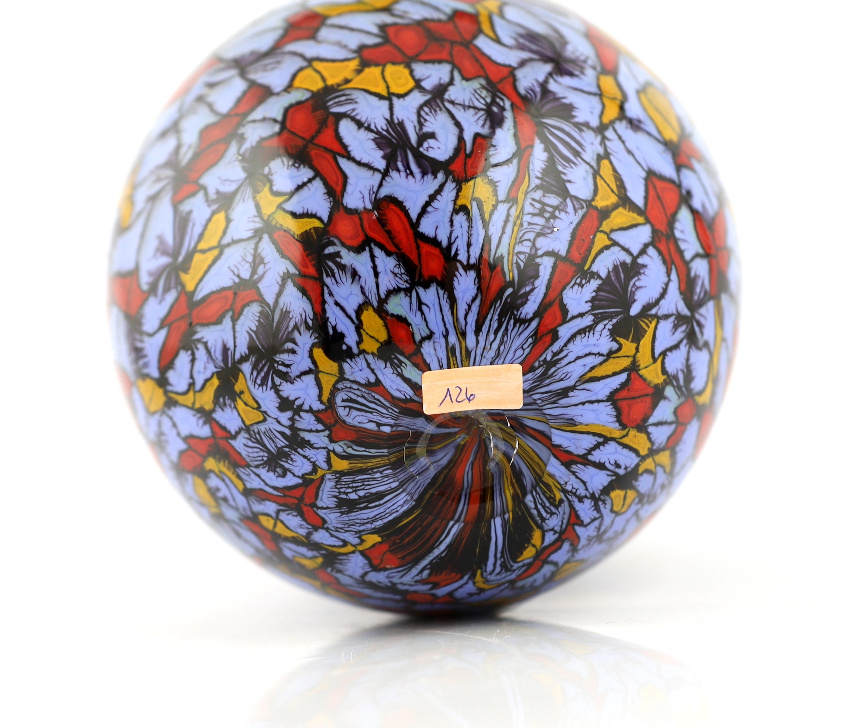 Vittorio Ferro (1925-2012), a Murano glass Murrine ovoid vase